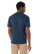 VAUDE Heren Fietsshirt T-shirt V donker zee/donker zee