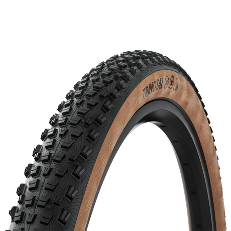 Continental Trinotal Trail Grip Vouwband 28" Vouwband zwart / transparante huid
