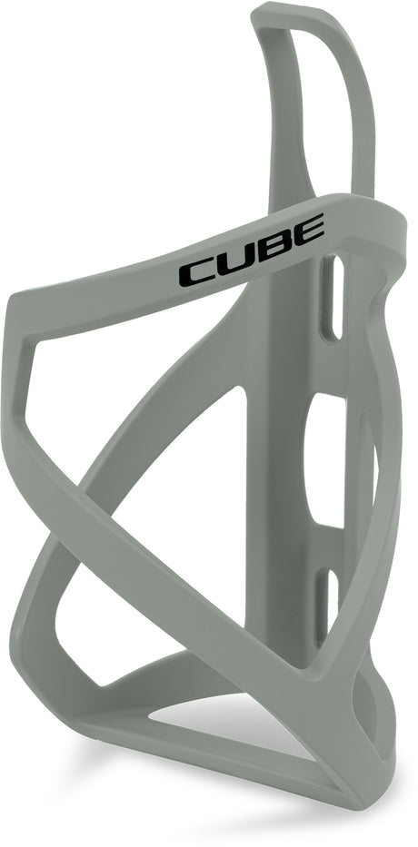 CUBE bidonhouder HPP Linker Zijkooi mat moerasgrijs 'n' glanzend zwart