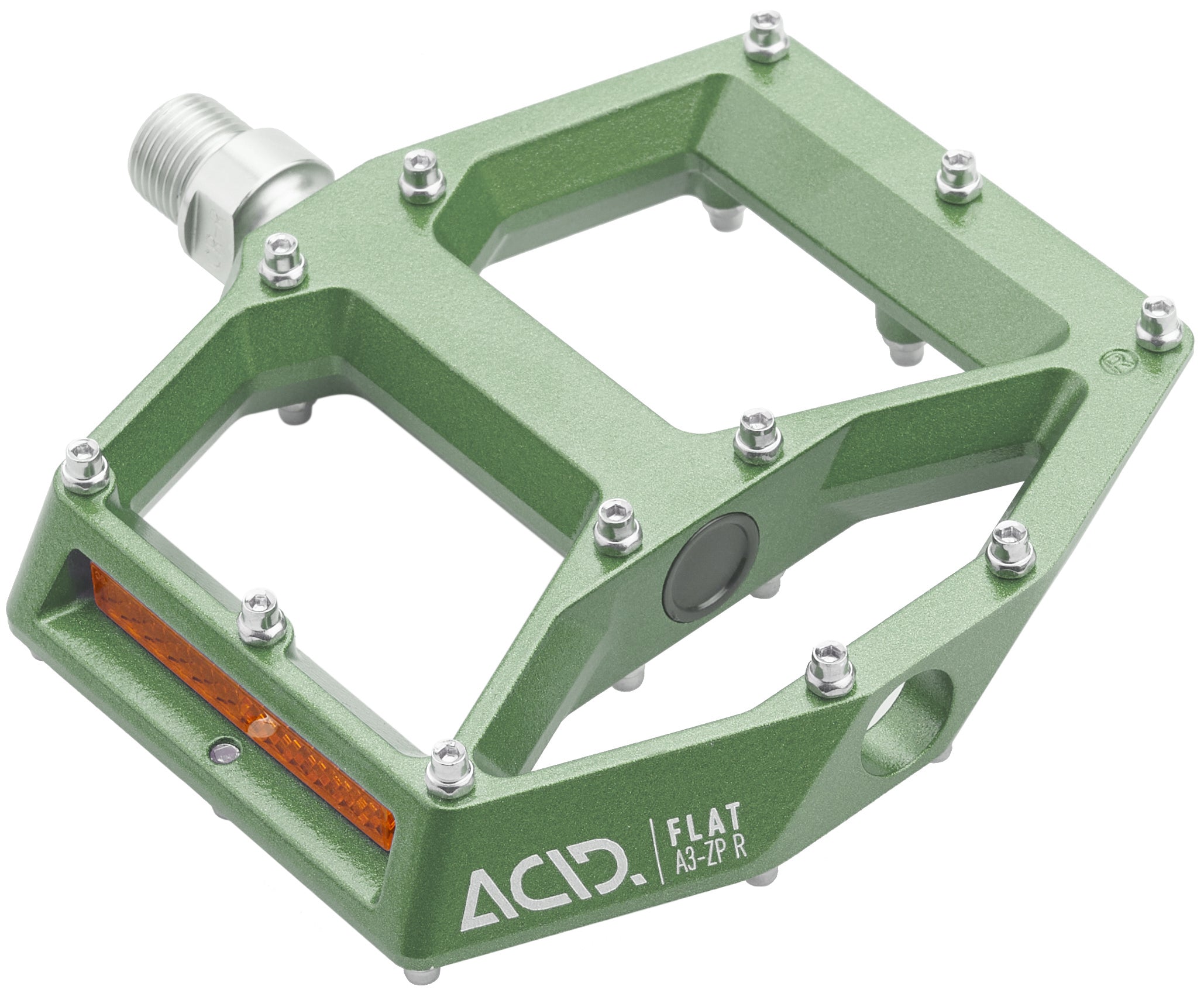 ACID Pedalen FLAT A3-ZP R olijf