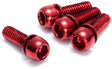 Reverse schroefset voor schijfremmen M6x18mm rood