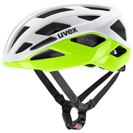 uvex I-Volute racefietshelm Wit-Neon Geel Mat