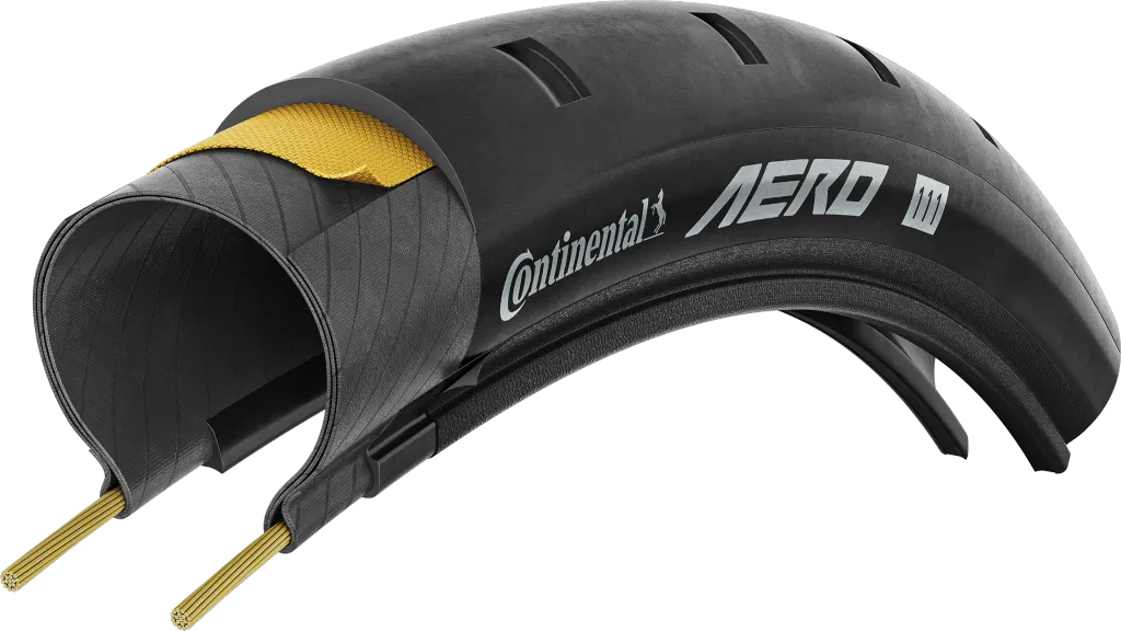 Continental Aero 111 vouw 28" vouwband zwart