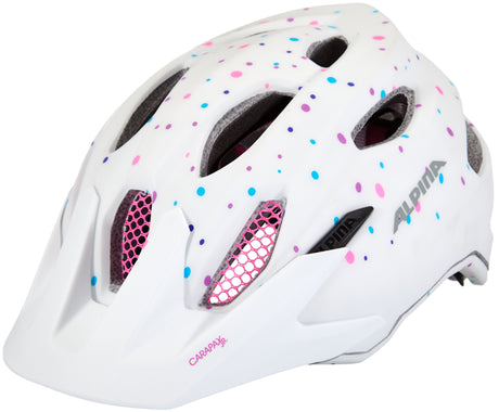 Alpina Carapax Helm Jeugd wit/multicolor