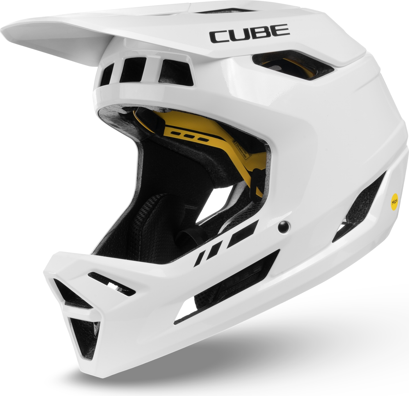 Cube Helm DESCENDER X Actionteam wit