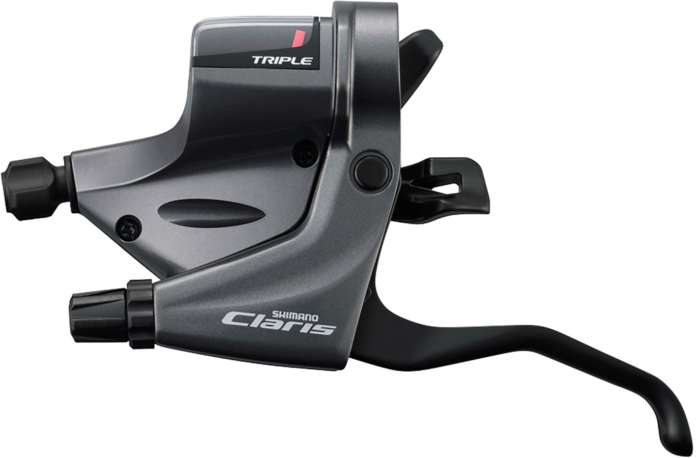 Shimano Claris ST-RS200/-RS203 schakelhendel/remhendel links 3-speed grijs