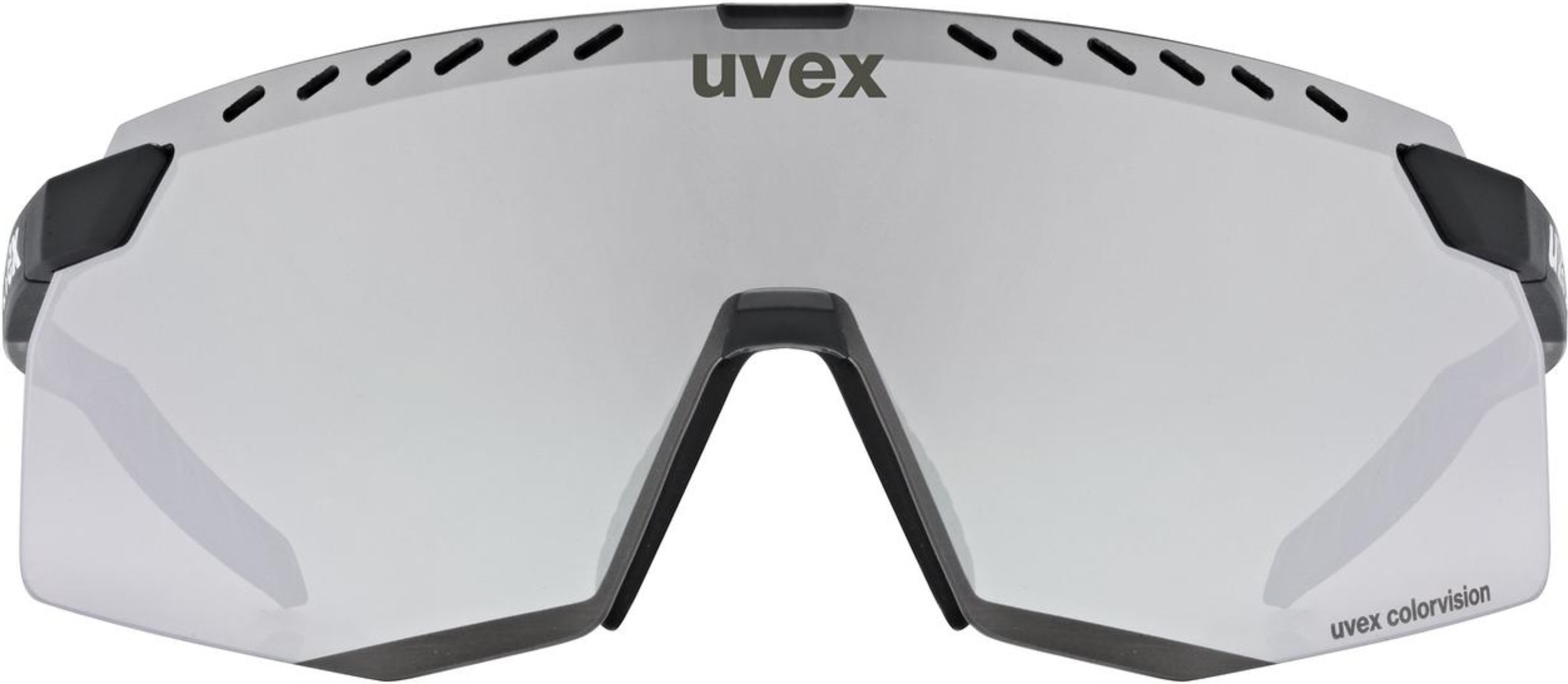 uvex Pace Stage Cv Fietsbril Zwart Mat / Spiegel Zilver