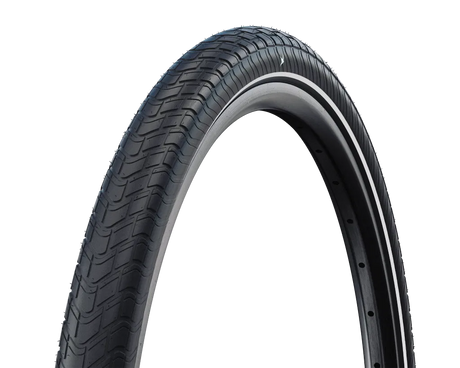 Schwalbe MOTION BIG APPLE STANDARD RaceGuard ADDIX E-25 28" zwart-reflecterend