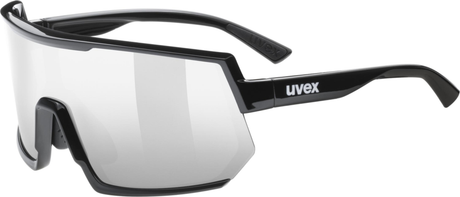 uvex Sportstyle 235 fietsbril Zwart / Spiegel Zilver