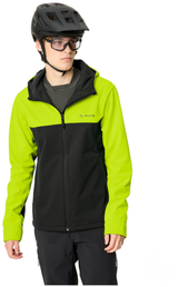 VAUDE Heren Qimsa Hooded Softshell Jas II neon geel