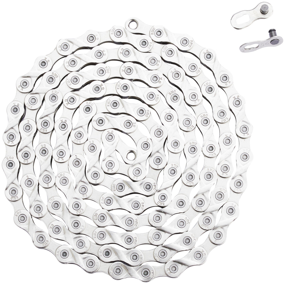 KMC X9 ketting 9-speed zilver