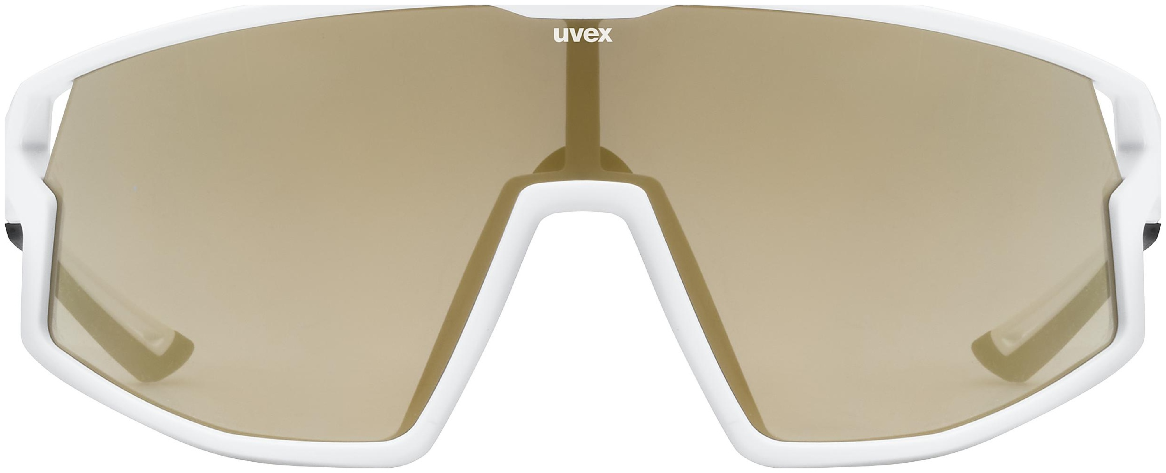 uvex Skyryse fietsbril Wit Mat / Mirror Gold