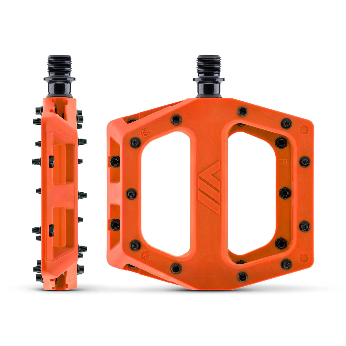 DMR V11 platformpedalen oranje