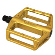 NC-17 platformpedaal STD Zero Pro, alu, gevormde pinnen, kogellager goud