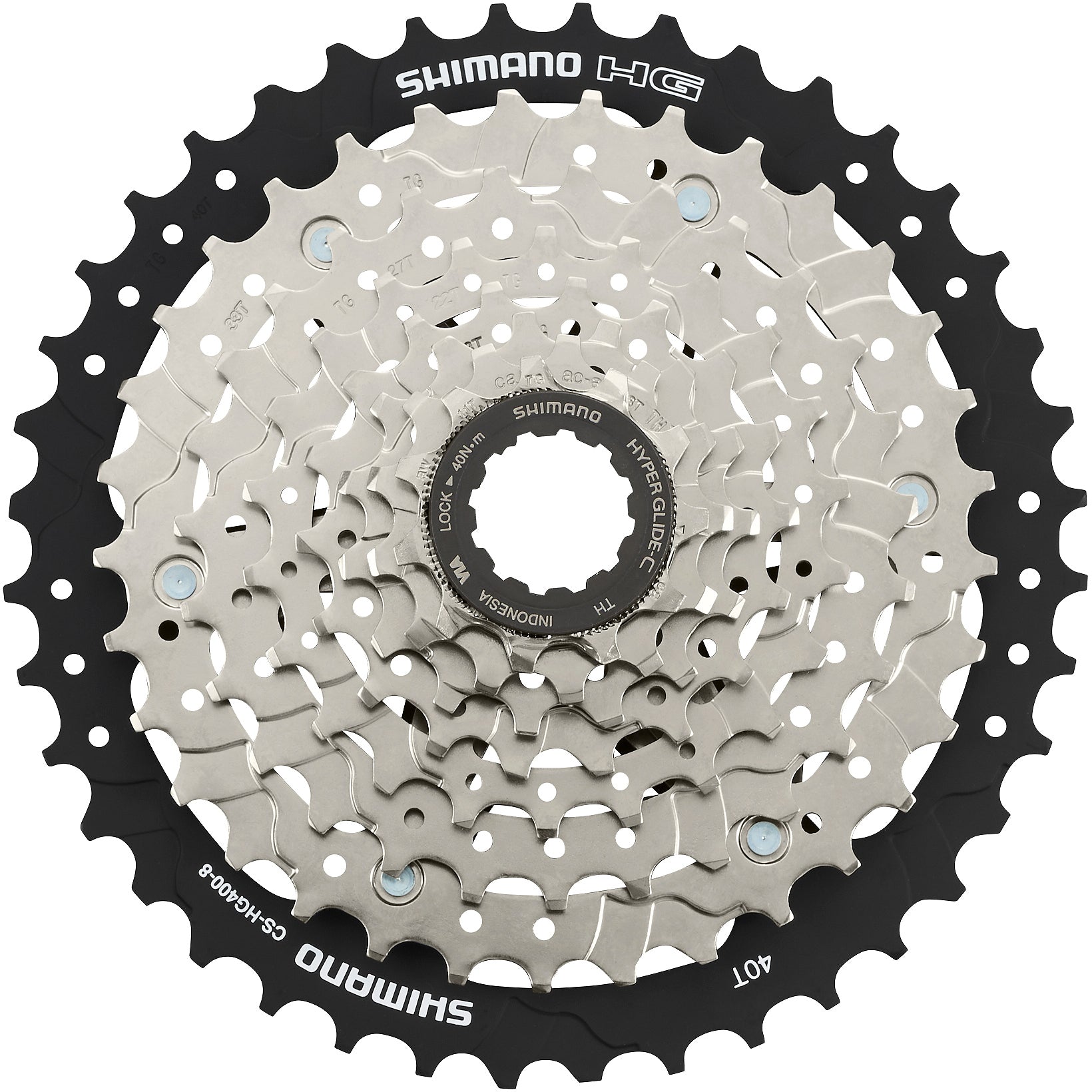 Shimano CS-HG400 cassette 8-speed 11-40T