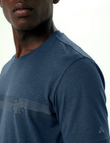 VAUDE Heren Fietsshirt T-shirt V donker zee/donker zee