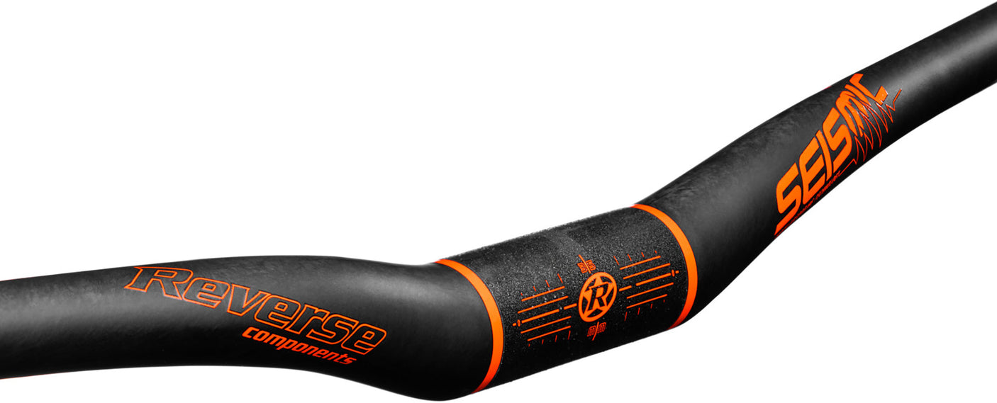 Reverse Seismic 810 Carbon Stuur Ø35mm 25mm zwart/oranje