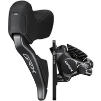 Shimano schijfrem GRX DI2 ST-RX825+BR-RX820,L,2v,Jkit D,SMMAF140/160DD 160,vlakm.,RESIN Ice-T,1000mm BH90-JK-SSR zwart,met pin,1.landmaat – aktuelle Variante