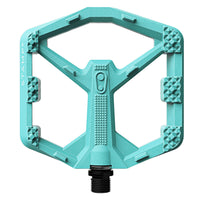 Crankbrothers Stamp 0 Large platform-pedaal turquoise