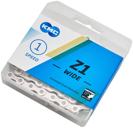 KMC Z1 Wide ketting 1-speed zilver