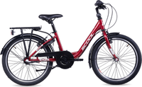S'COOL chiX 20-N3 (2026) | 20 inch kinderfiets | Rood/Wit – aktuelle Variante