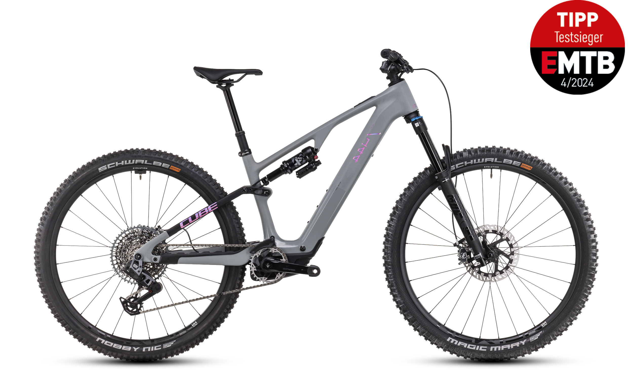 Cube AMS Hybrid ONE44 C:68X TM 400X 29 moerasgrijs'n'paars reflex (2025)