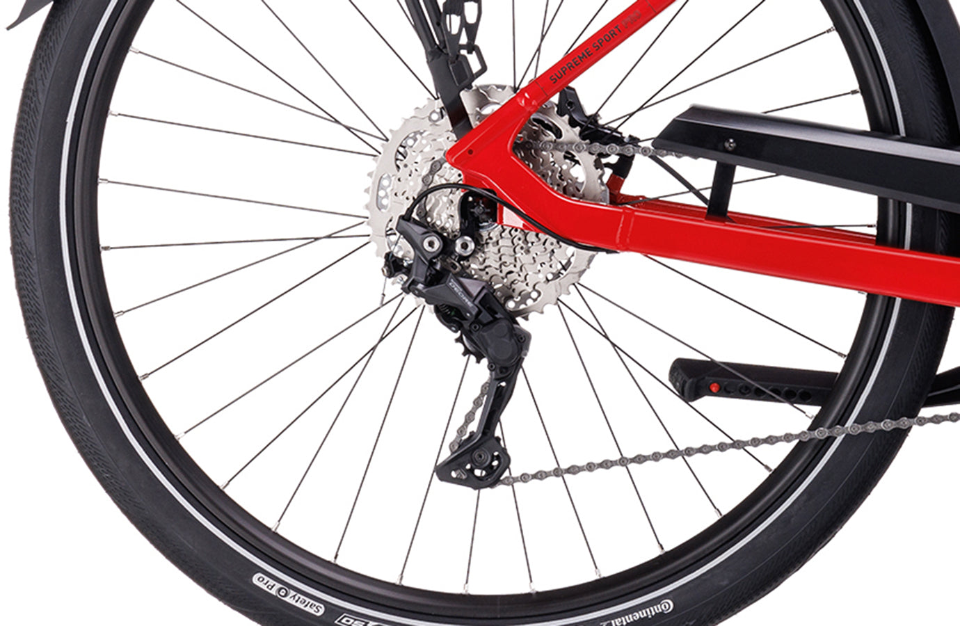Cube Supreme Sport Hybrid Pro 625 Easy Entry red'n'black (2024)