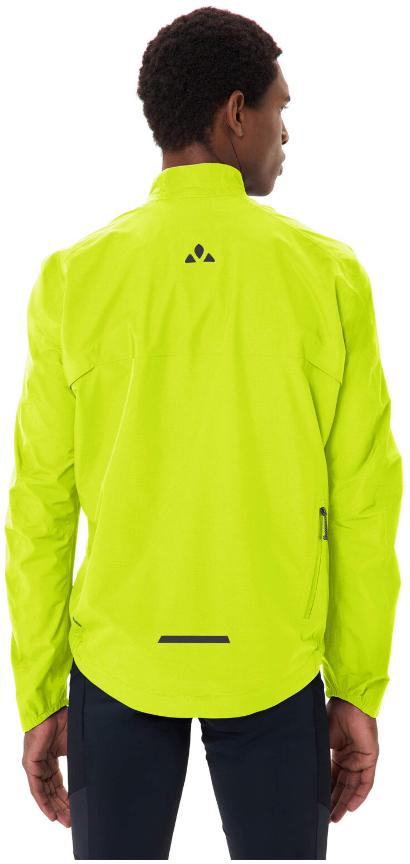 VAUDE Heren Kuro Pro Regenjas neon geel