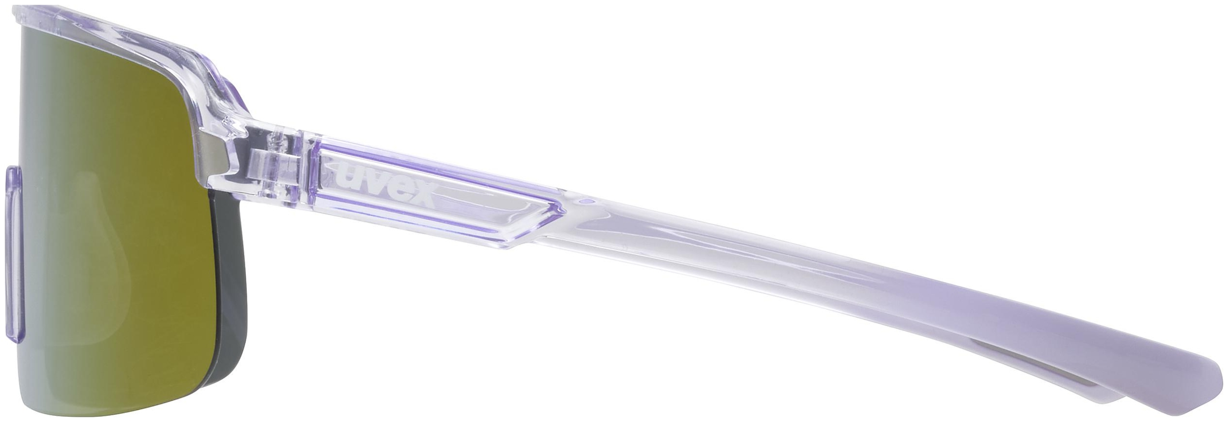 uvex Dyrt fietsbril Clear / Mirror Red