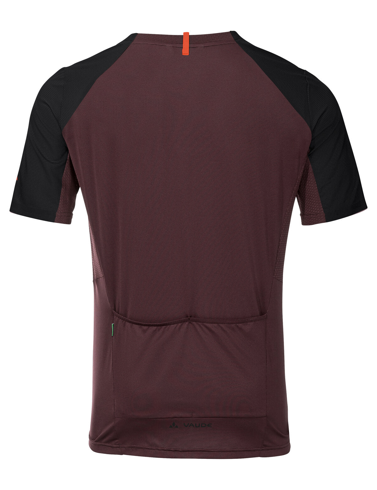 VAUDE Kuro II Korte mouwen shirt heren rood/zwart