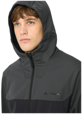 VAUDE Heren Qimsa Softshell Jas met Capuchon II graphite