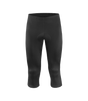 Löffler M 3/4 Fietsbroek Basic Zwart