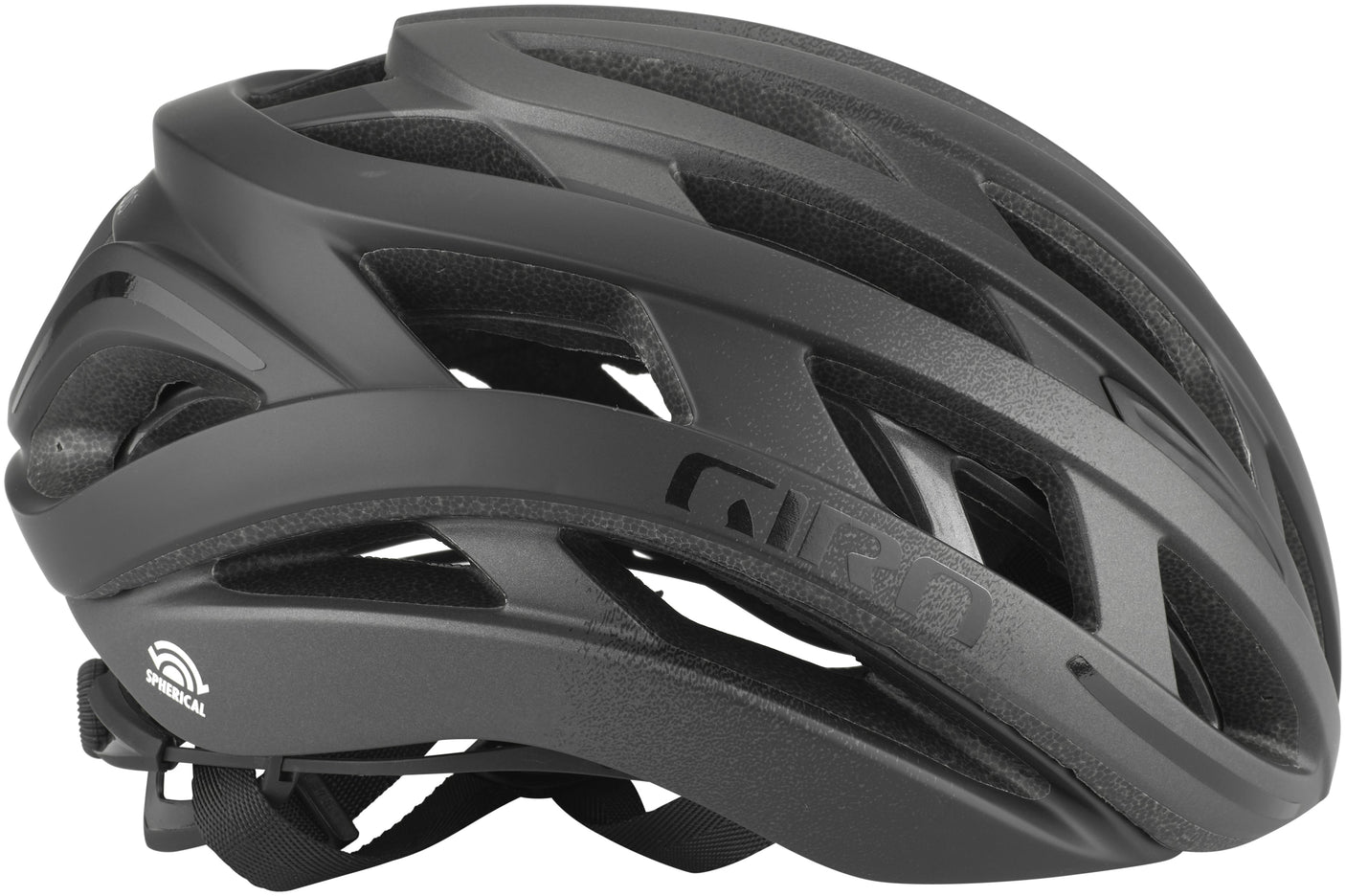 Giro Helios Spherical helm mat zwart vervaagd