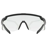 uvex Pace Stage S V fietsbril zwart mat / spiegel blauw