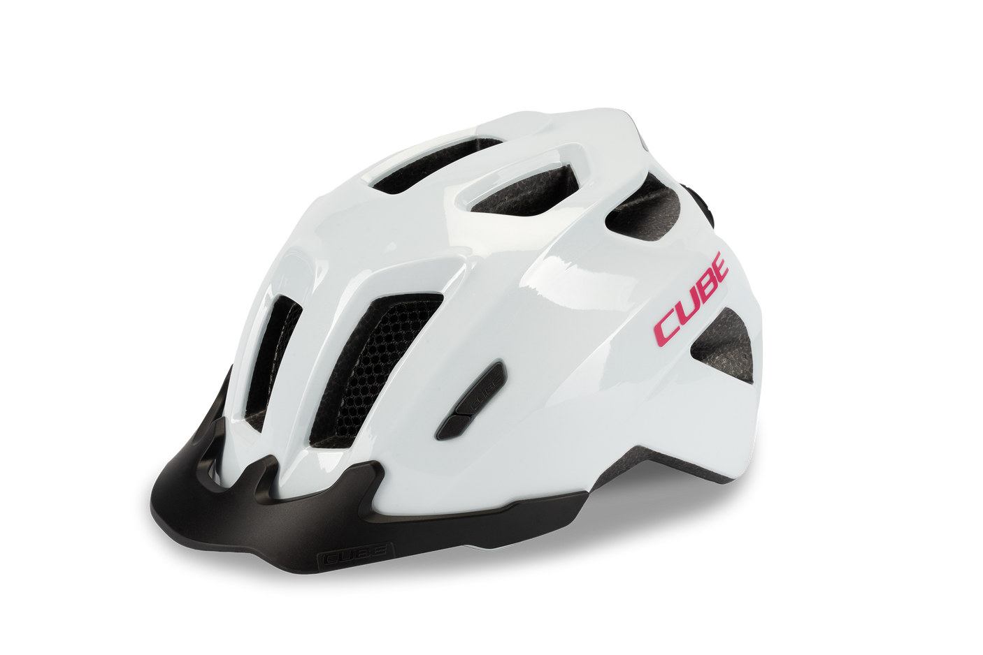Cube Helm FINK flashwhite'n'pink