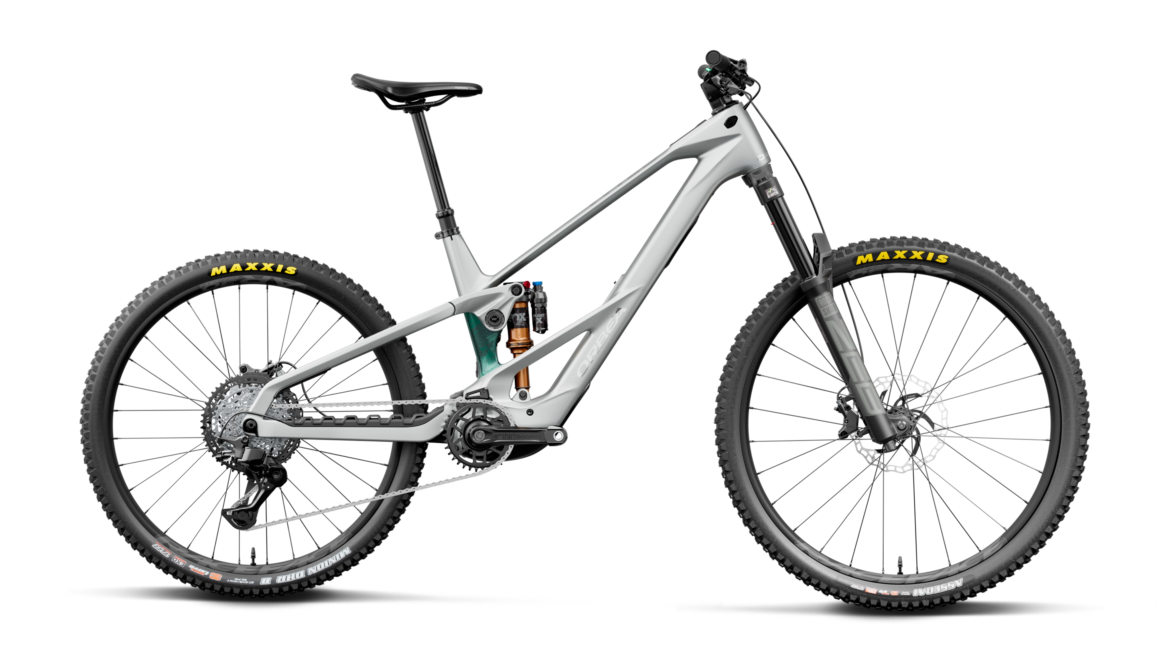Orbea WILD LT M20 MULLET Smooth Silver (Mat) - Escape Green C. View (Glans)
