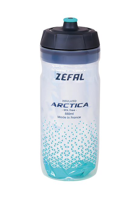 Zefal Arctica 55 thermo drinkfles 550ml zilver/turquoise