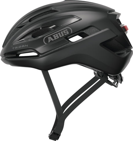 Abus TAIPAN LED Gravel Helm fluweel zwart