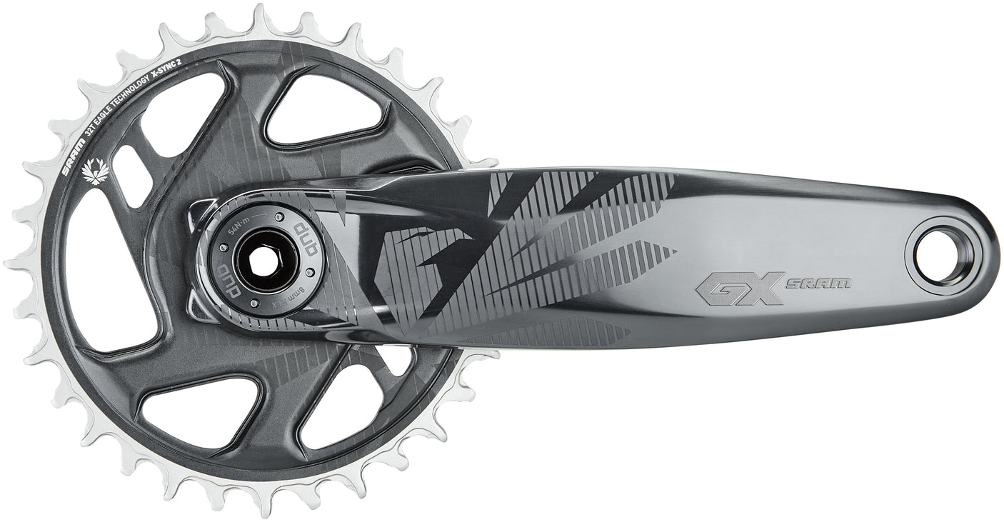 SRAM GX Eagle Boost DUB crankstel 12-speed 32 tanden DM grijs