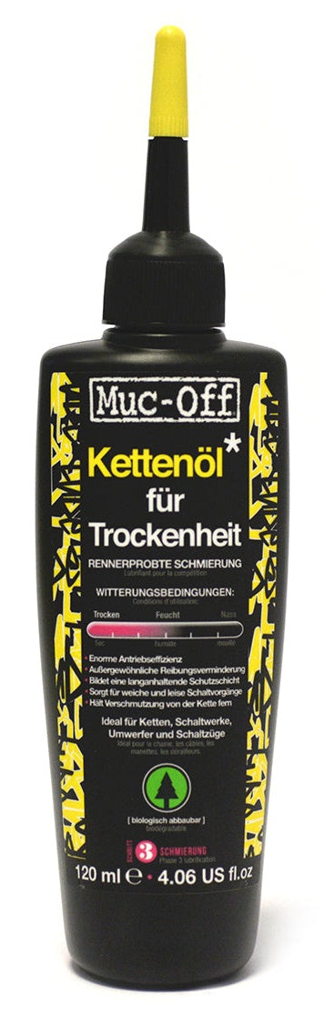Muc-Off Dry Lube kettingolie voor droge omstandigheden 120ml