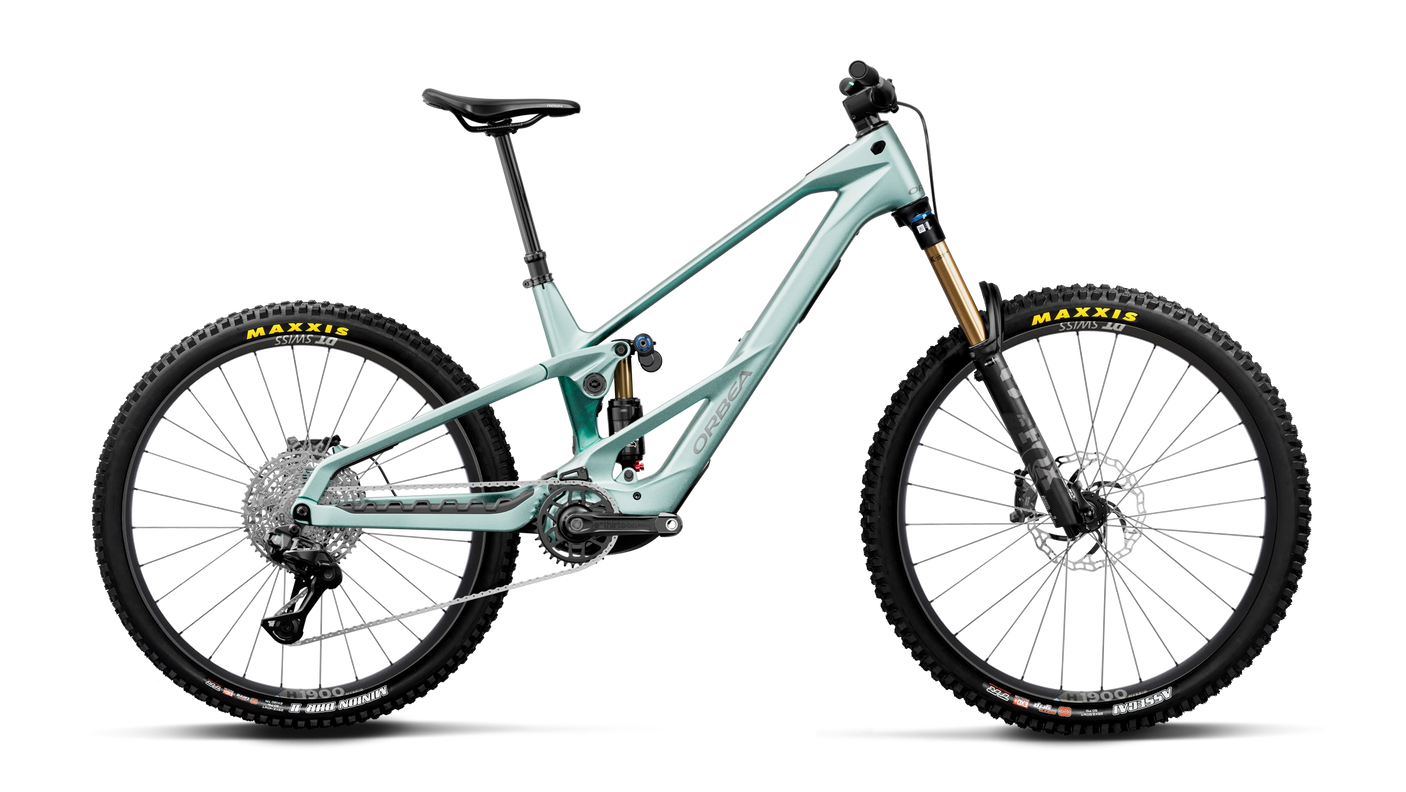 Orbea WILD LT M10 MULLET Smooth Silver (Mat) - Escape Green C. View (Glossy)