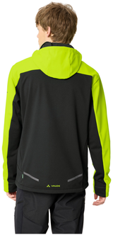 VAUDE Heren Qimsa Hooded Softshell Jas II neon geel