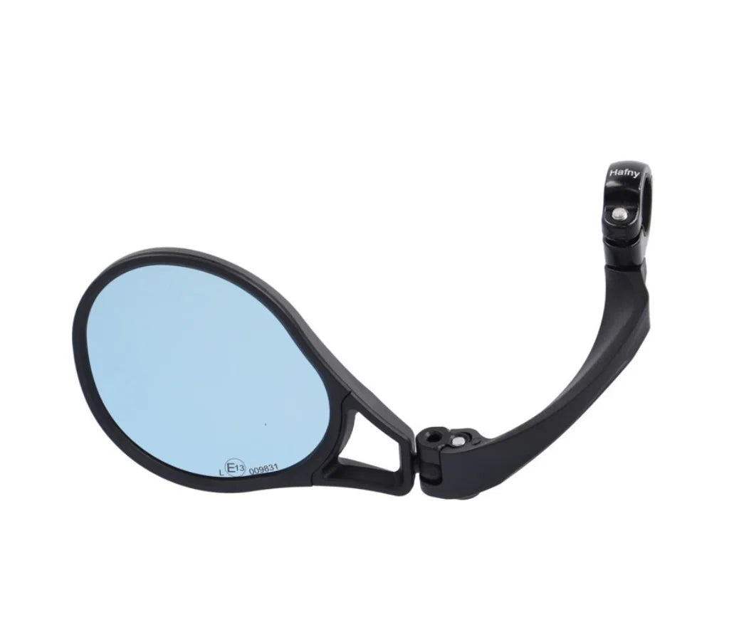 XLC MR-K17 Fietsspiegel – 3D Verstelbaar, 360° Draaibaar, Roestvrij Staal, Inklapbaar, Met Reflector, Voor Stuurmontage