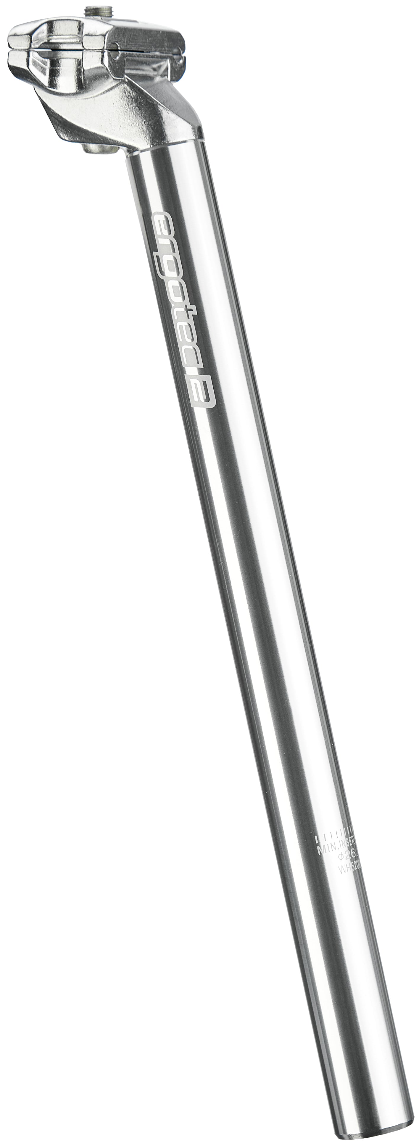 Humpert Ergotec CNC Patent-zadelpen Ø26,2mm zilver