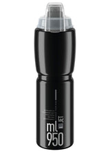 Elite Jet Plus Drinkfles 950ml zwart/grijs logo