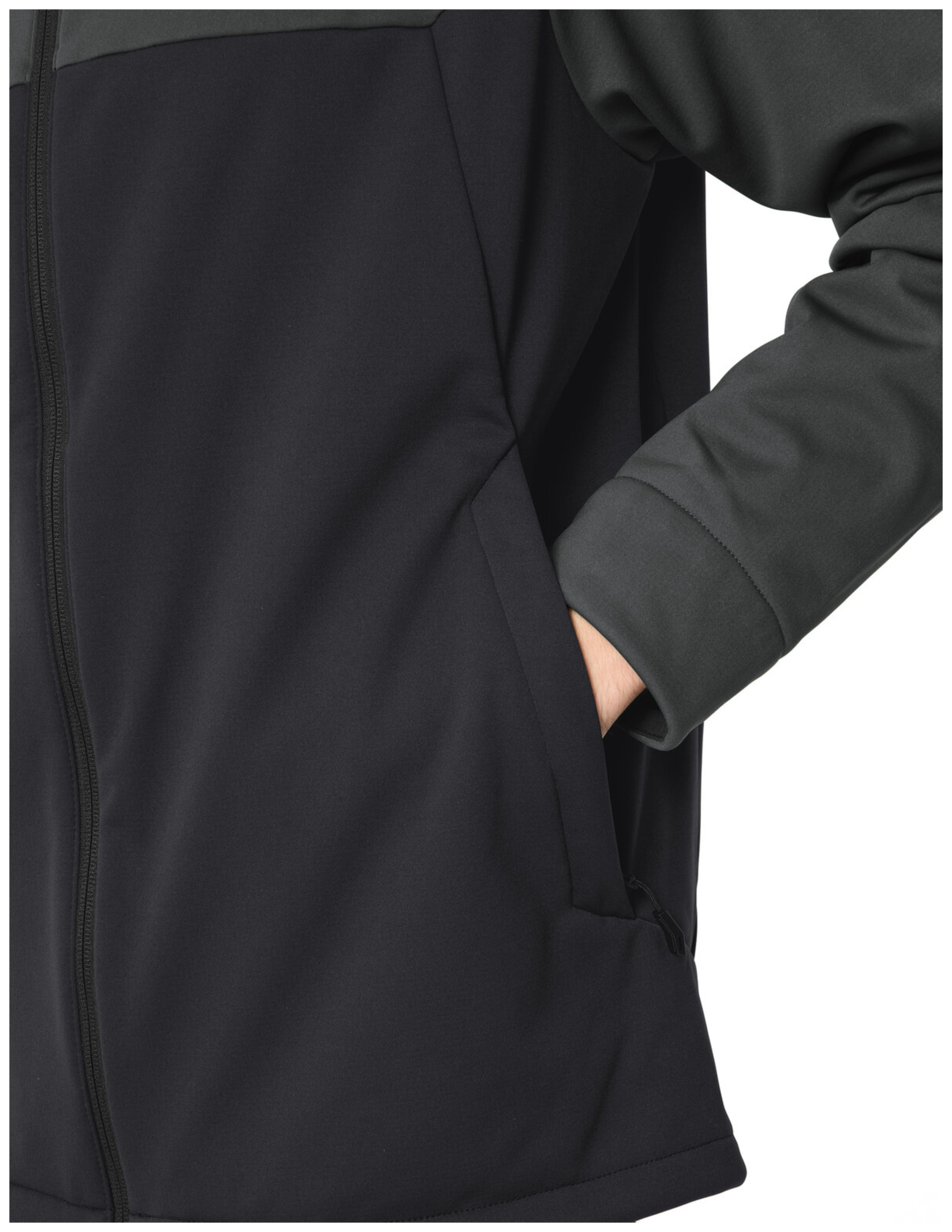 VAUDE Heren Qimsa Softshell Jas met Capuchon II graphite