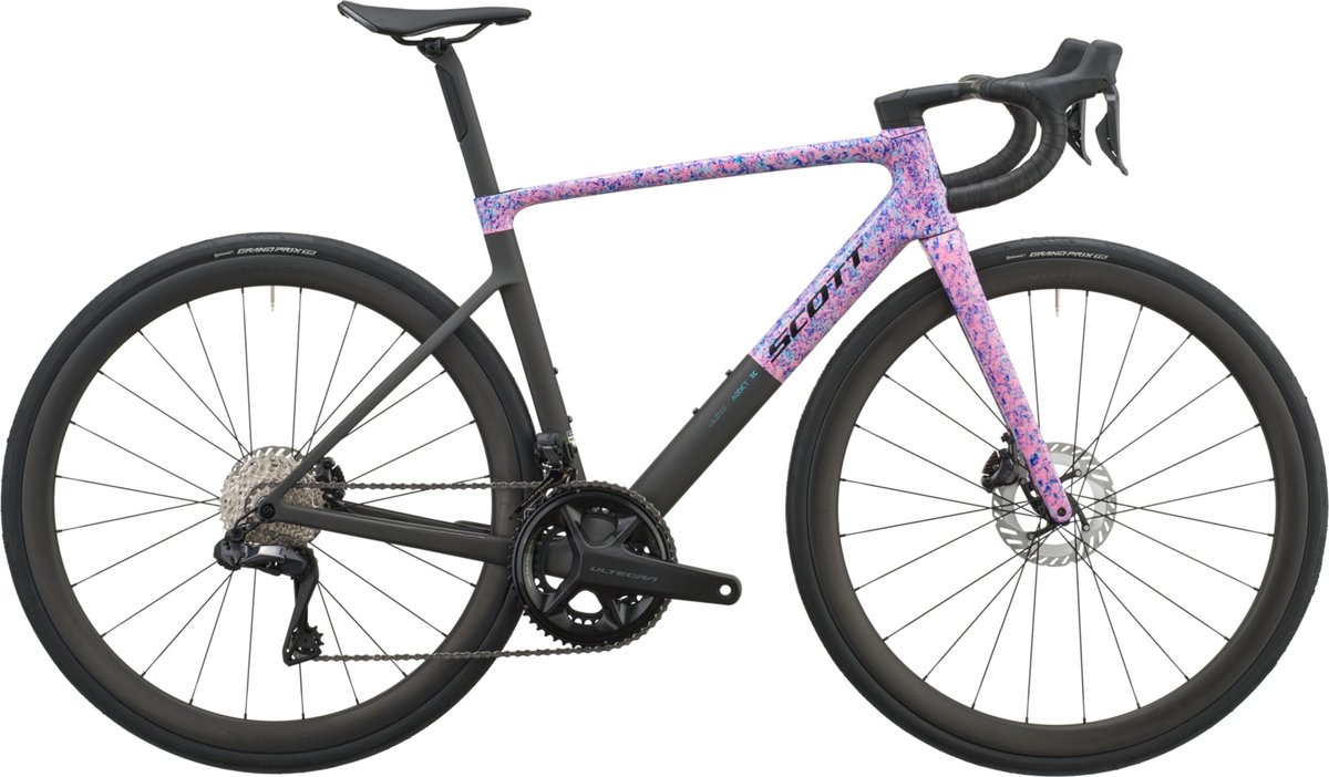 Scott Addict RC 10 flourish blauw/carbon zwart