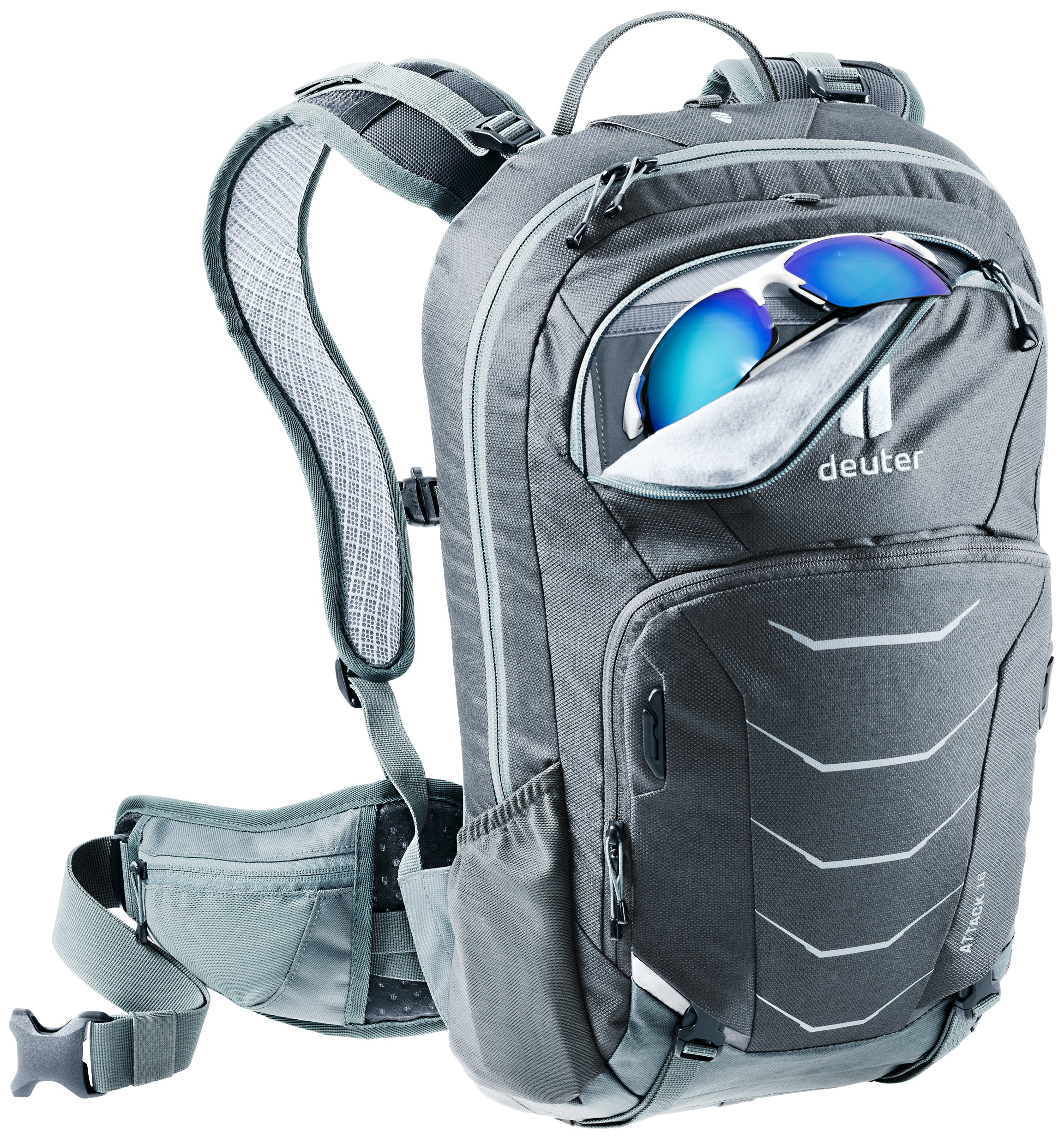 deuter Attack 16 fietsrugzak grijs