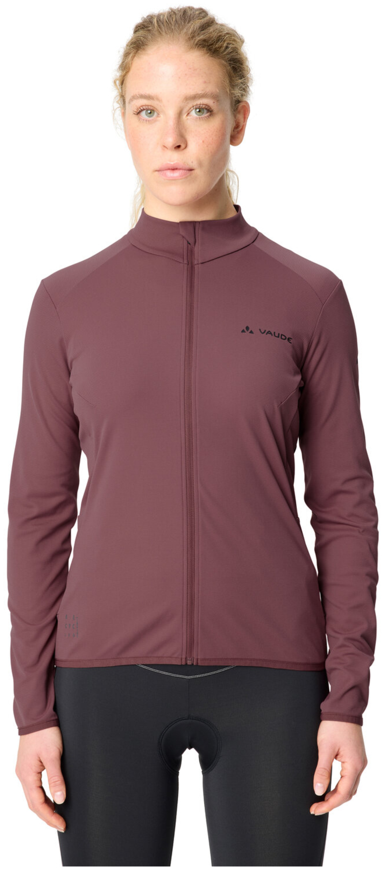 VAUDE Dames Matera LS Tricot II robijnschemering