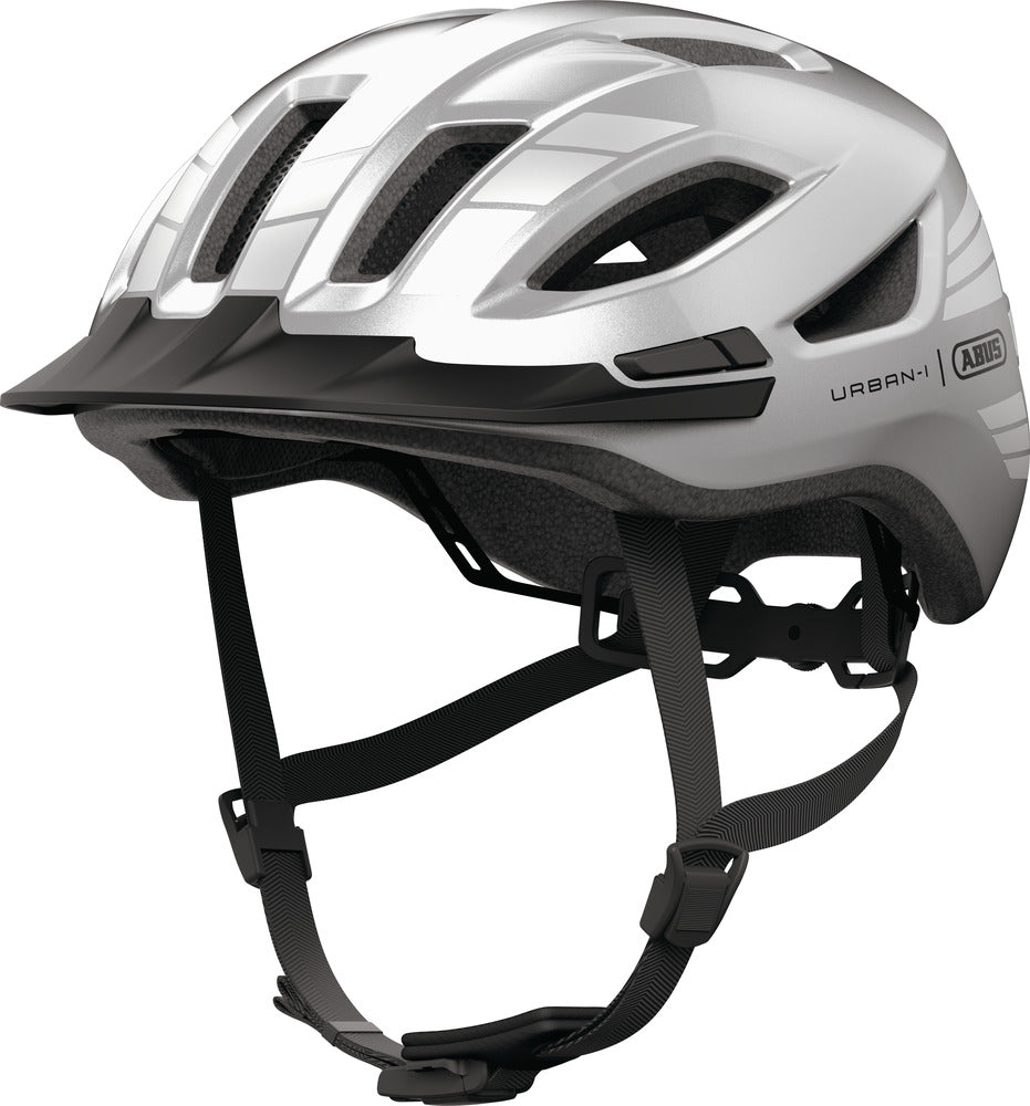 Abus URBAN-I 4.0 Urban Helm signaal zilver